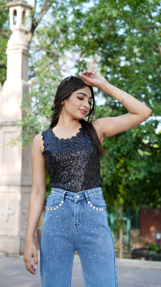 Twilight Sparkle Embellished Jeans