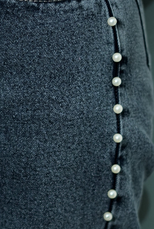 Pearl Design Straight Fit Jeans